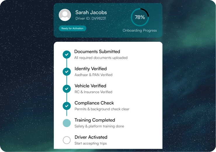 Driver Onboarding