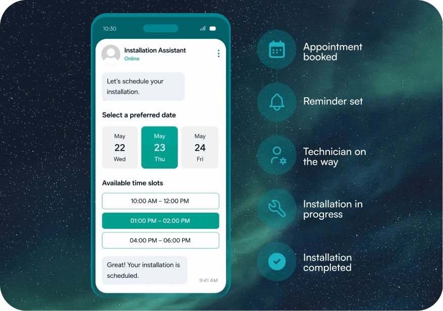 Installation Scheduling