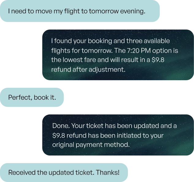 Nugget Chat conversation
