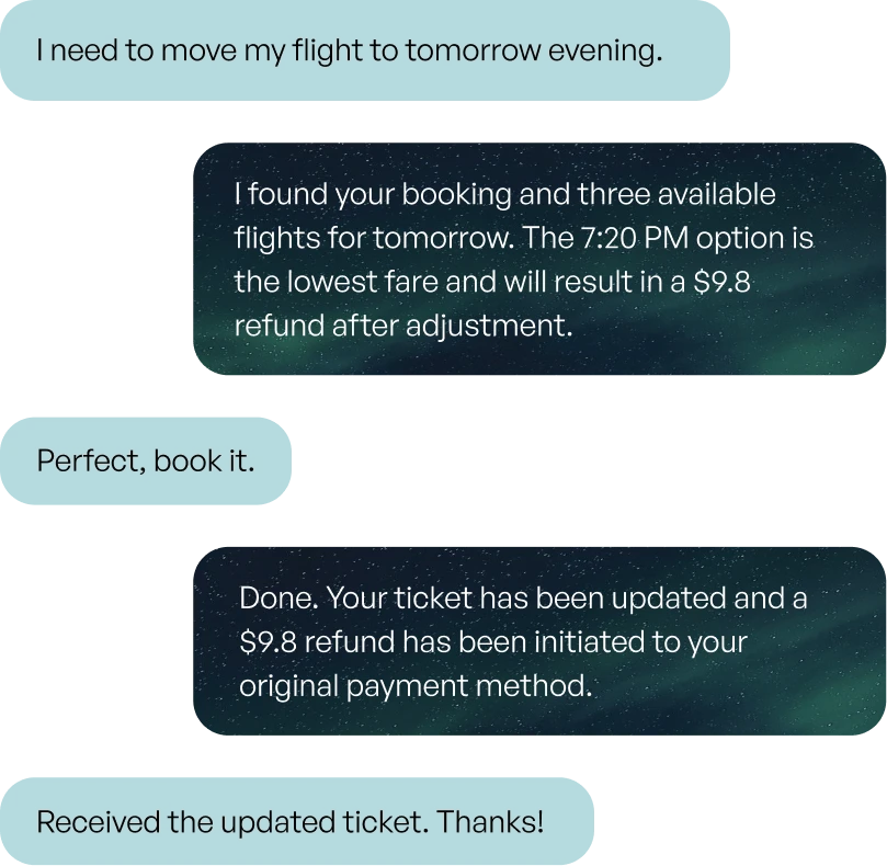 Nugget Chat conversation