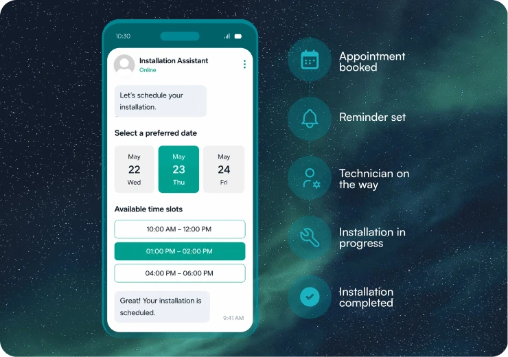 Installation Scheduling